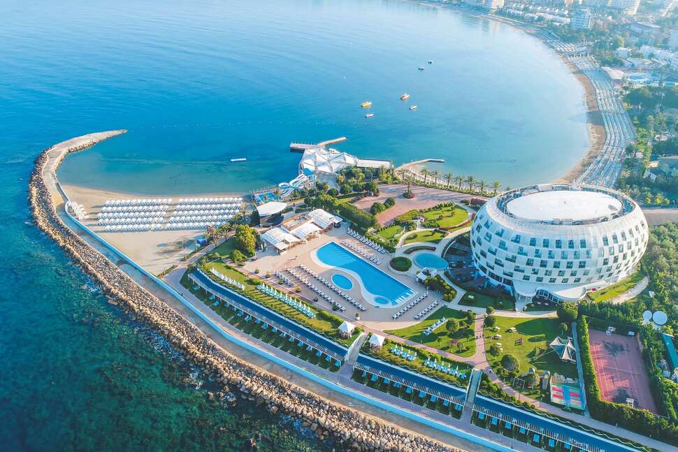 Ligging & omgeving van het Gold Island Hotel in Alanya, Turkije foto 1