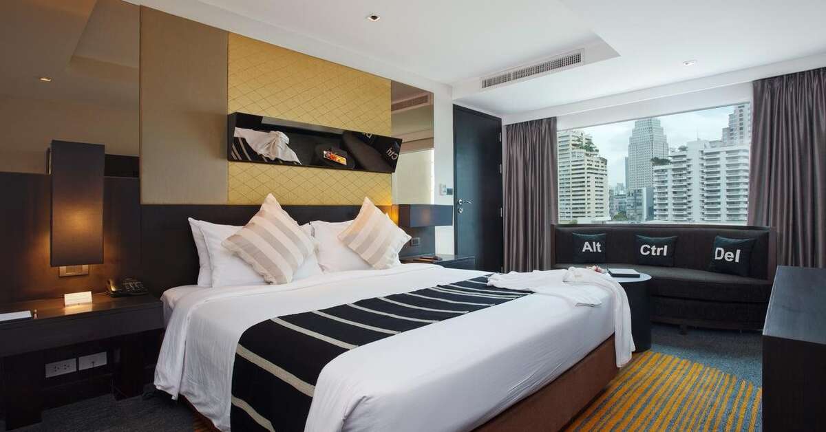 Hotelkamer in Golden Tulip Mandison Suites Hotel Bangkok, Thailand foto 1