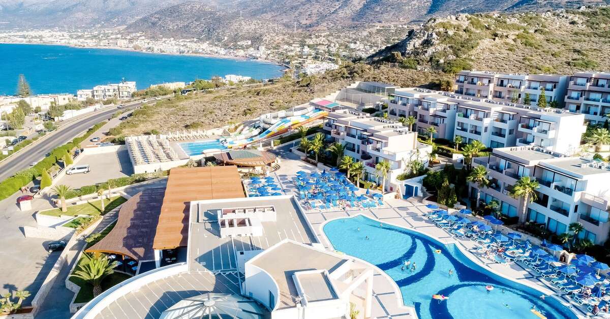 Buitenkant van Grand Holiday Hotel Chersonissos, Griekenland foto 1