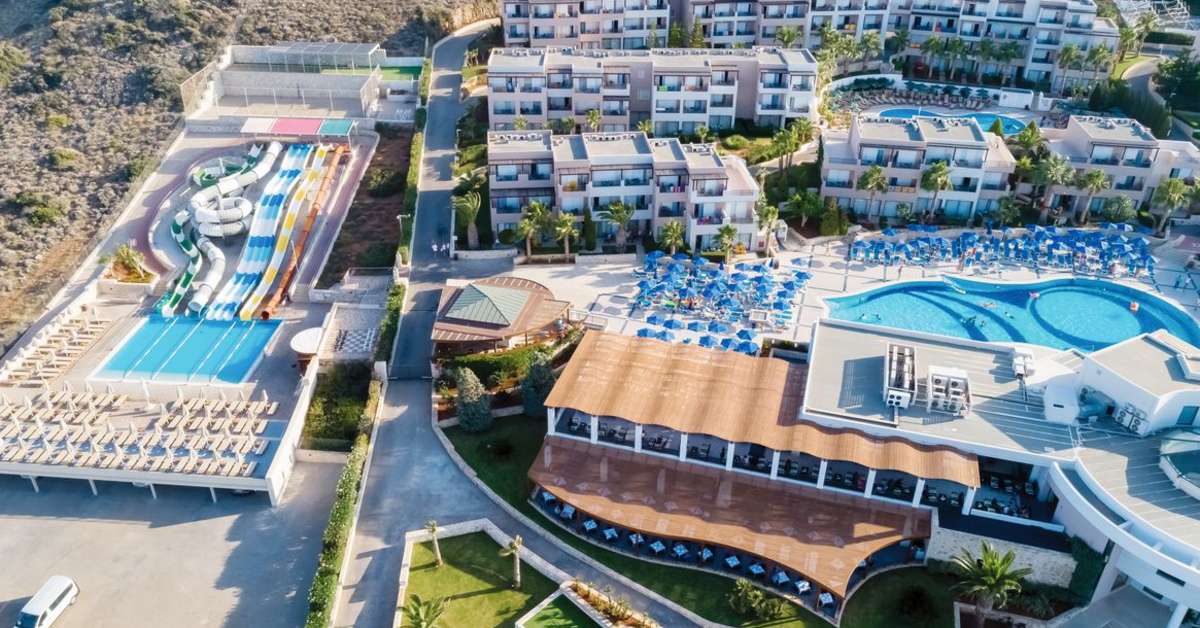 Buitenkant van Grand Holiday Hotel Chersonissos, Griekenland foto 2