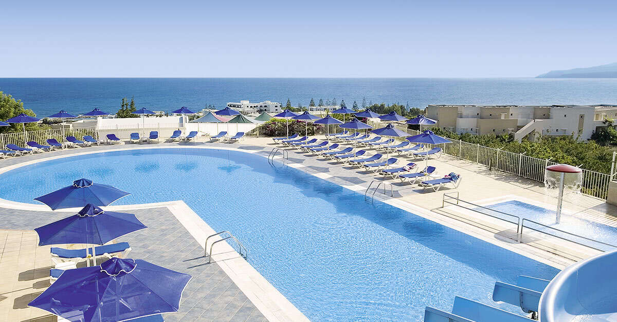 Zwembad van Grand Holiday Hotel Chersonissos, Griekenland foto 3