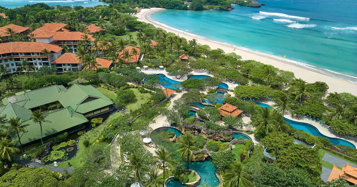 Buitenkant van Grand Hyatt Bali Hotel Nusa Dua, Indonesië foto 2
