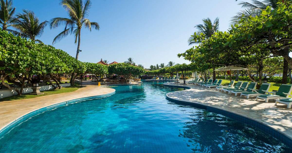 Zwembad van Grand Hyatt Bali Hotel Nusa Dua, Indonesië foto 1
