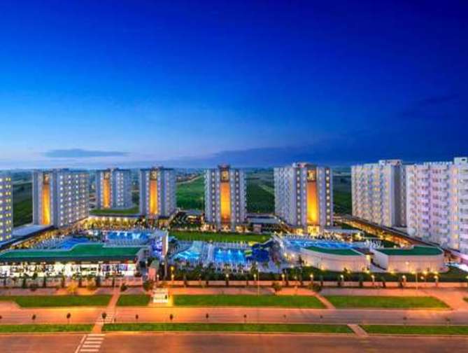 Ligging & omgeving van het Grand Park Lara Hotel in Lara Beach, Turkije foto 1