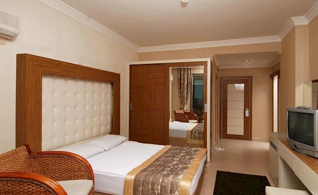 Hotelkamer in Grand Zaman Garden Hotel in Alanya, Turkije foto 3