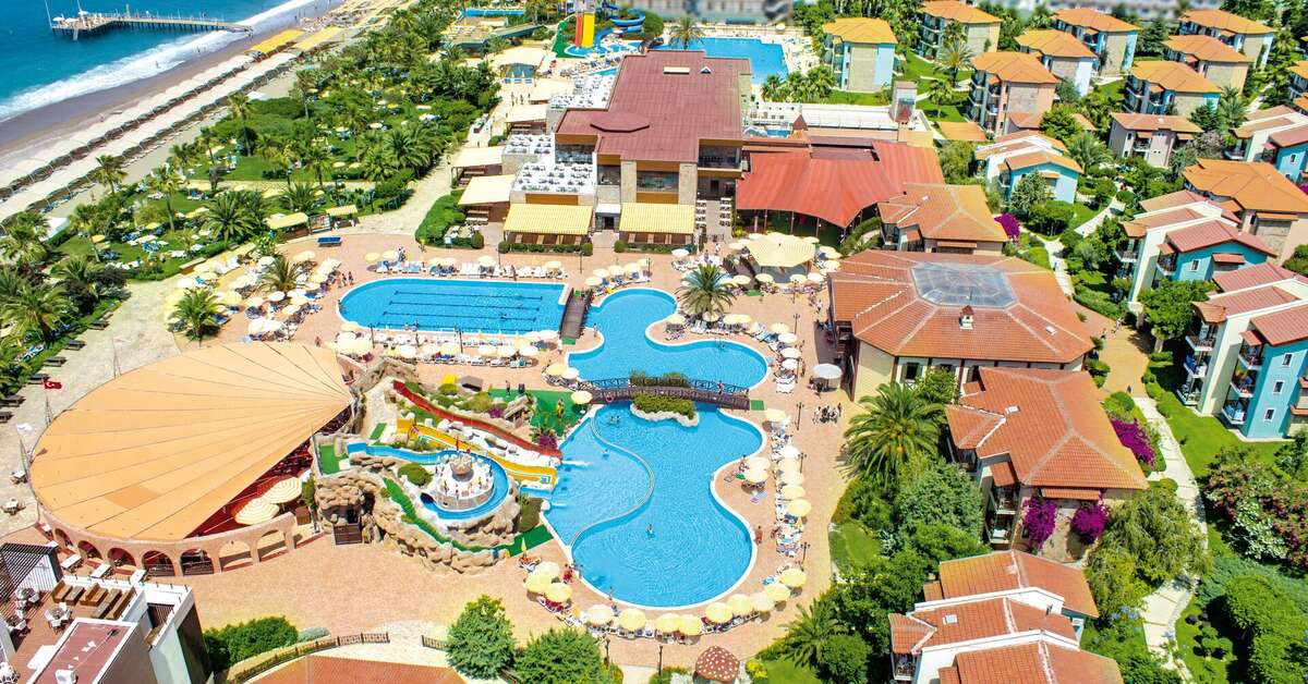 Buitenkant van Gypsophila Holiday Village Hotel Okurcalar, Turkije foto 2
