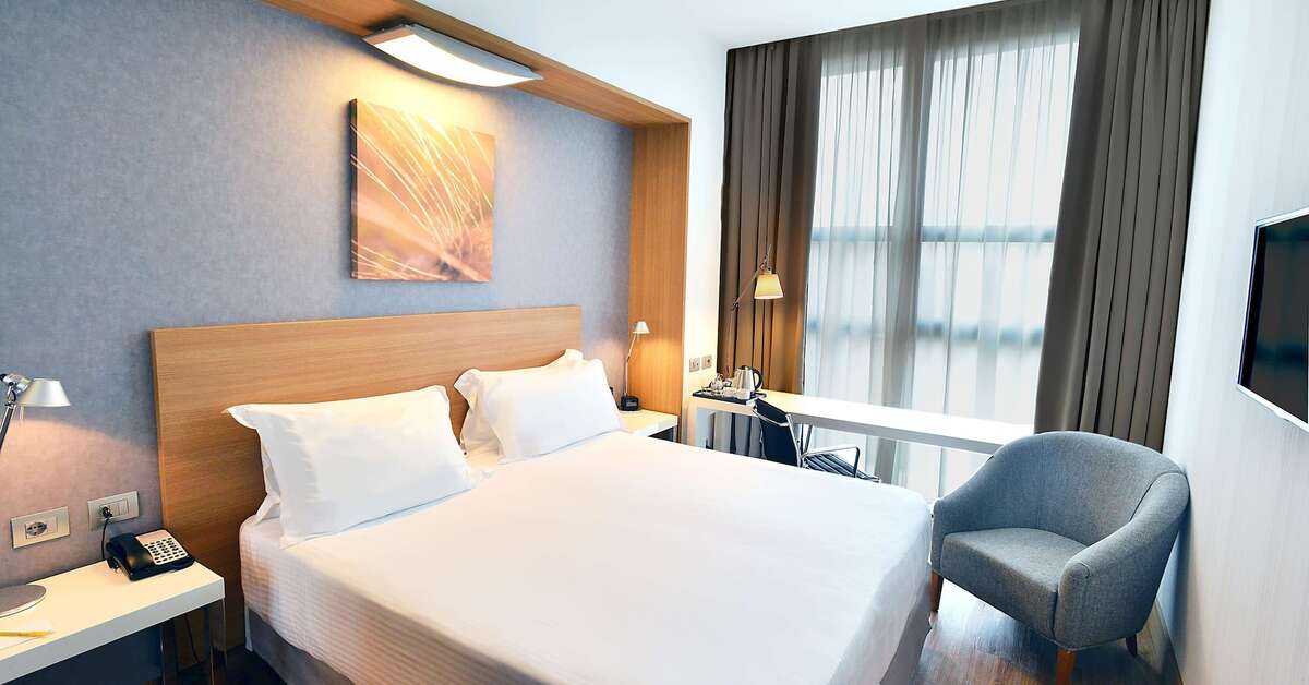 Hotelkamer in  Hilton Garden Inn Milan North Hotel in Milaan, Italië foto 1