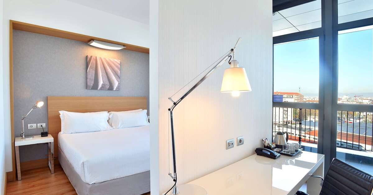 Hotelkamer in  Hilton Garden Inn Milan North Hotel in Milaan, Italië foto 3