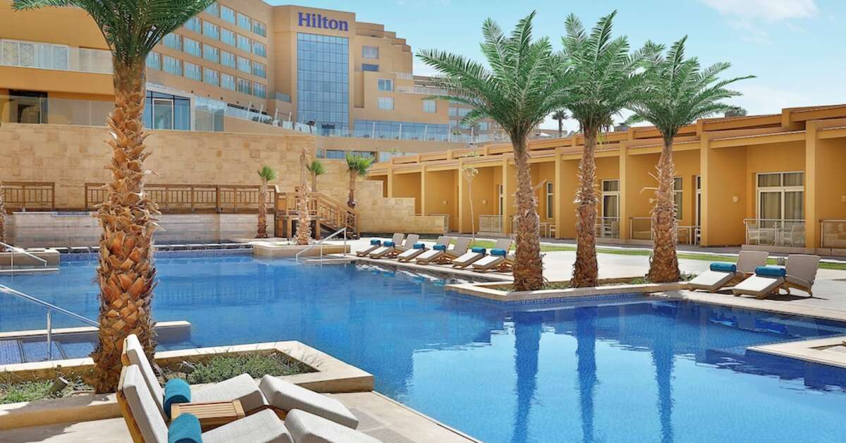 Zwembad van Hilton Plaza Hotel Hurghada, Egypte foto 1