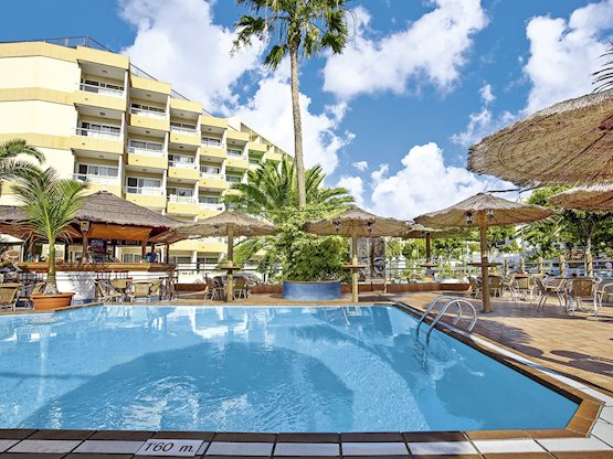 Zwembad van HL Sahara Hotel in Playa Del Ingles, Canarische Eilanden foto 1