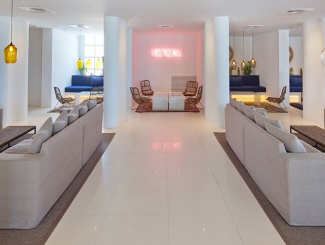 Restaurant in het HM Tropical Hotel in Playa de Palma, Spanje foto 3