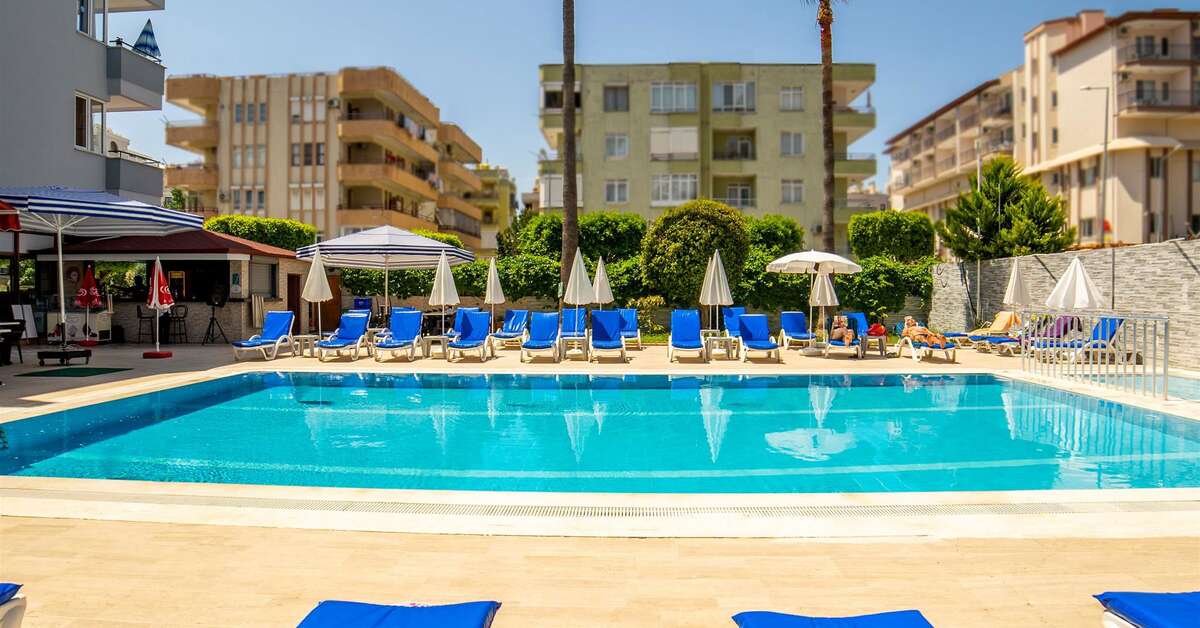 Zwembad van Horizon Apart Hotel in Alanya, Turkije foto 1