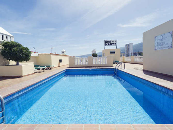 Zwembad van Marte Hotel in Puerto de la Cruz, Spanje foto 2