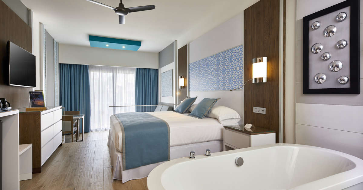 Hotelkamer in Riu Palace Riviera Maya Hotel in Playa del Carmen, Mexico foto 3
