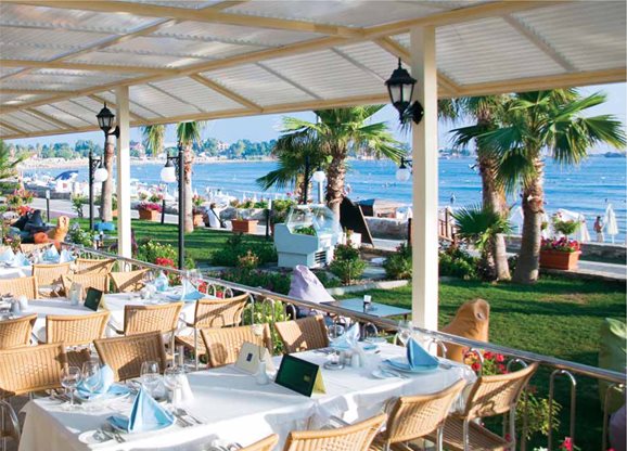 Restaurant in het Star Park Hotel in Side, Turkije foto 2