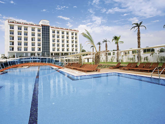 Zwembad van Sidekum Hotel Side, Turkije foto 1