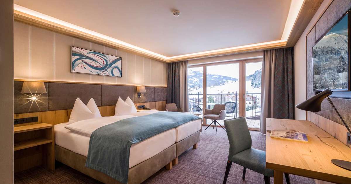 Hotelkamer in Zentral Hotel in Kirchberg in Tirol, Oostenrijk foto 3