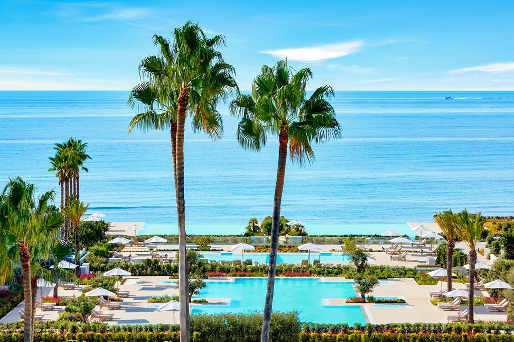 Buitenkant van Ikos Andalusia Hotel Estepona, Spanje foto 2