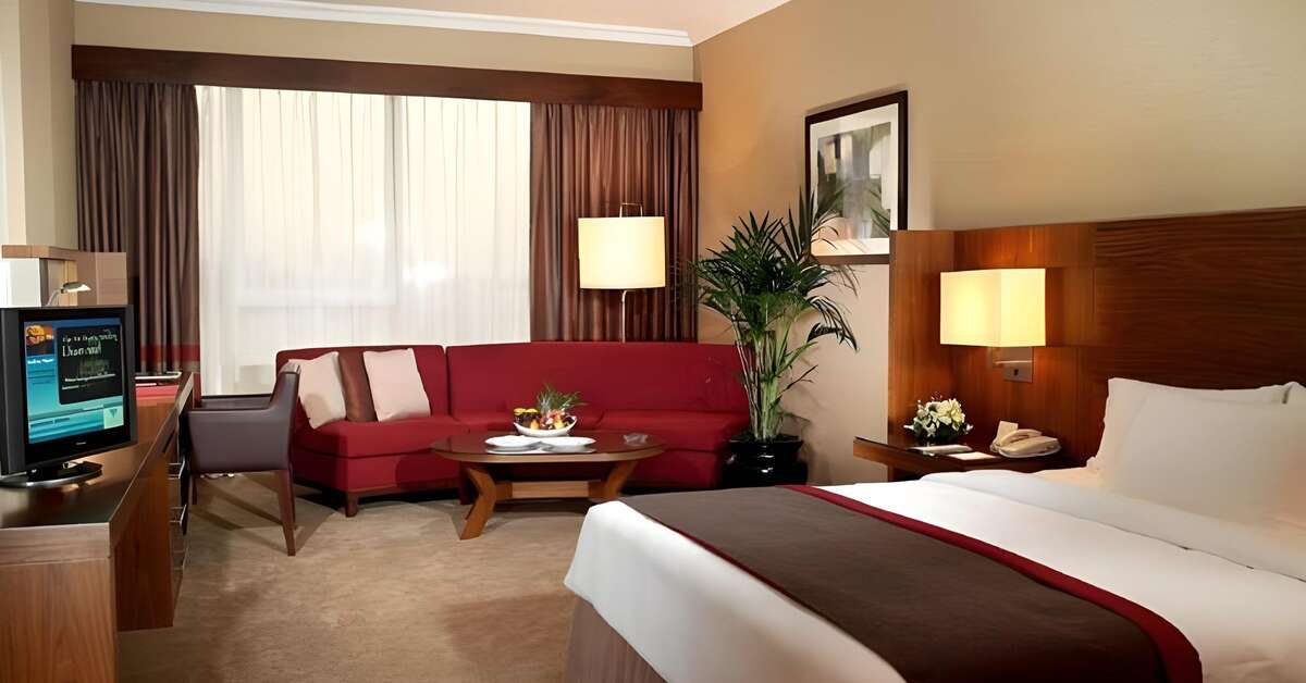 Hotelkamer in Jumeira Rotana Hotel in Dubai, Verenigde Arabische Emiraten foto 3