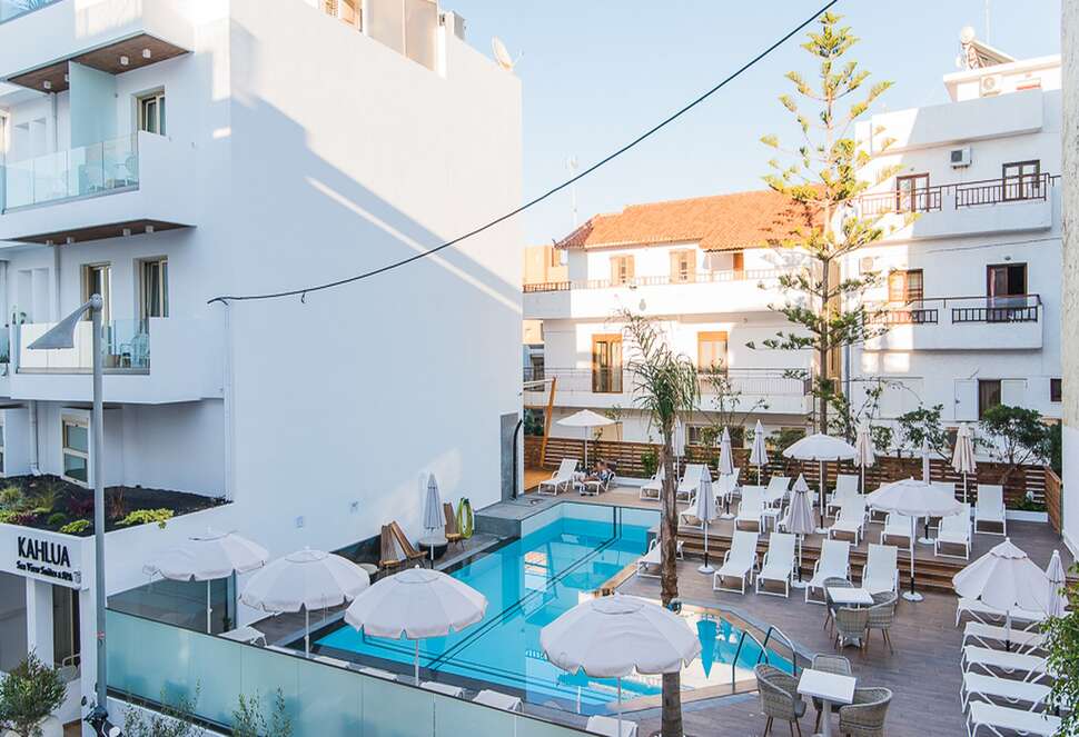 Ligging & omgeving van het Kahlua Suites & Hotel in Chersonissos, Griekenland foto 3