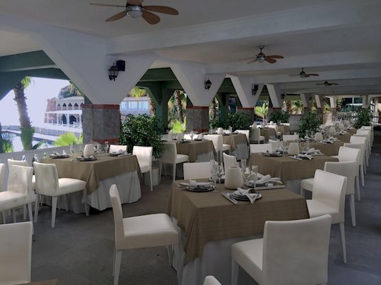 Restaurant in het Sevenseas Palmeras Bay Hotel Alanya, Turkije foto 3