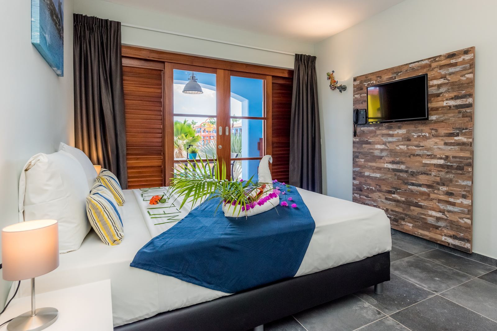 Hotelkamer in Kunuku Aqua Resort in Tera Cora, Curaçao foto 5