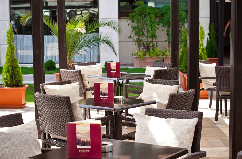 Restaurant in het Lion Hotel in Sunny Beach, Bulgarije foto 3