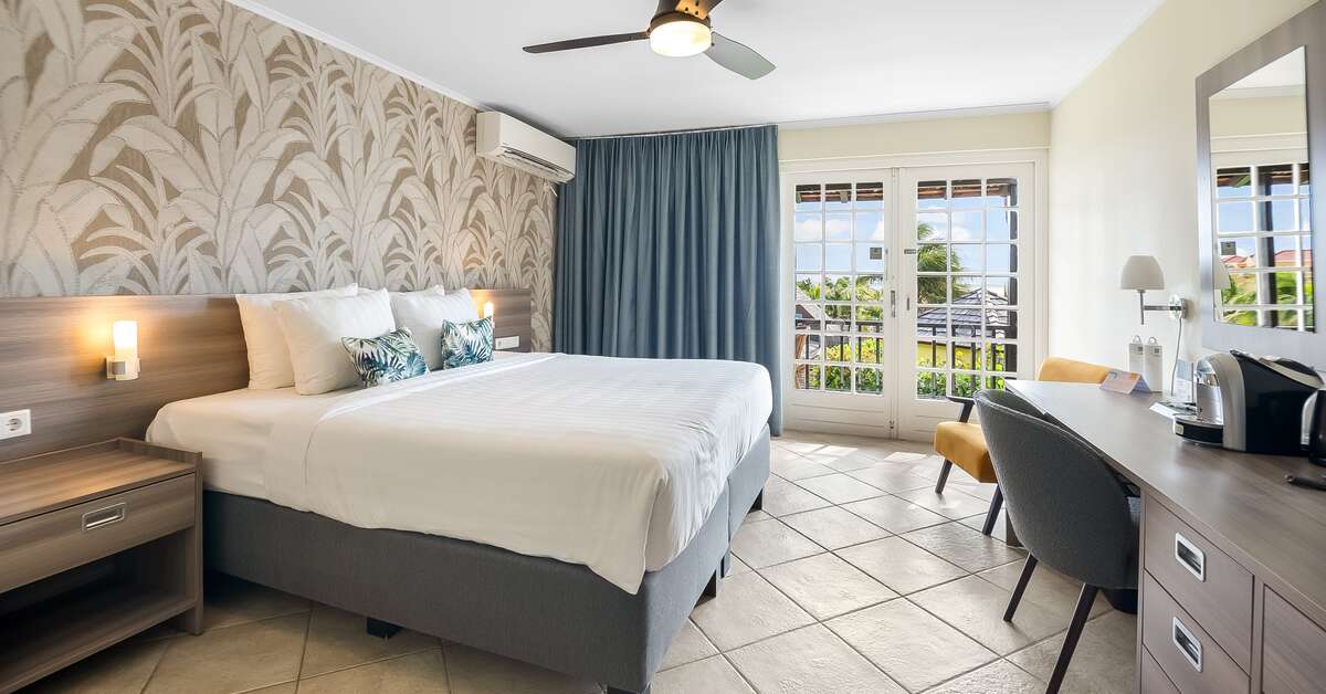 Hotelkamer in Lions Dive & Beach Resort Mambo Beach, Nederlandse Antillen foto 2