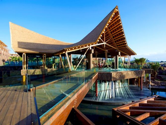 Buitenkant van Lopesan Baobab Resort in Meloneras, Spanje foto 5