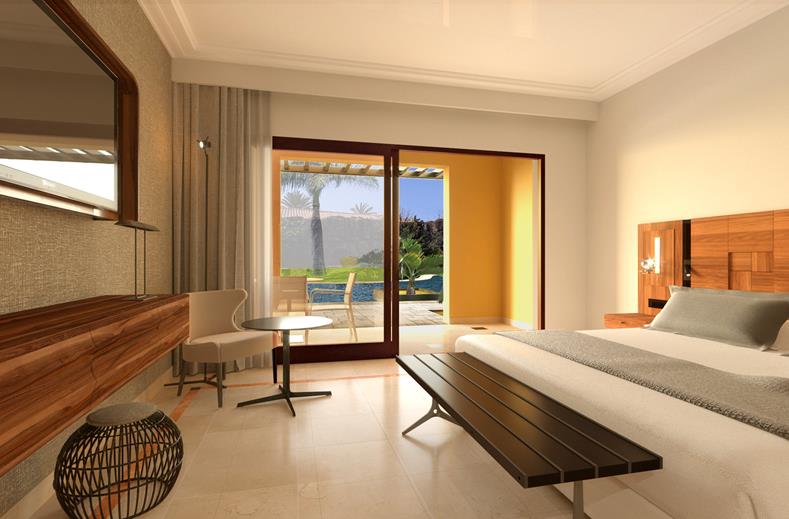 Hotelkamer in Lopesan Costa Meloneras Hotel in Meloneras, Spanje foto 7