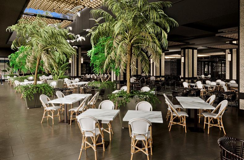 Restaurant in het Lopesan Costa Meloneras Hotel in Meloneras, Spanje foto 9