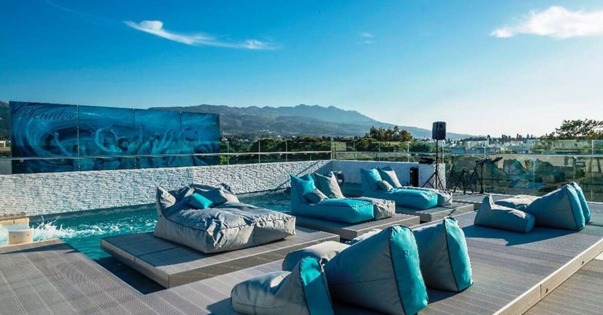 Zwembadzijde bij Maritina Hotel Kos-Stad, Griekenland foto 2