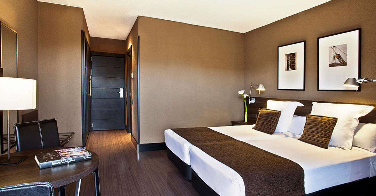 Hotelkamer in Medium Hotel Valencia, Spanje foto 3