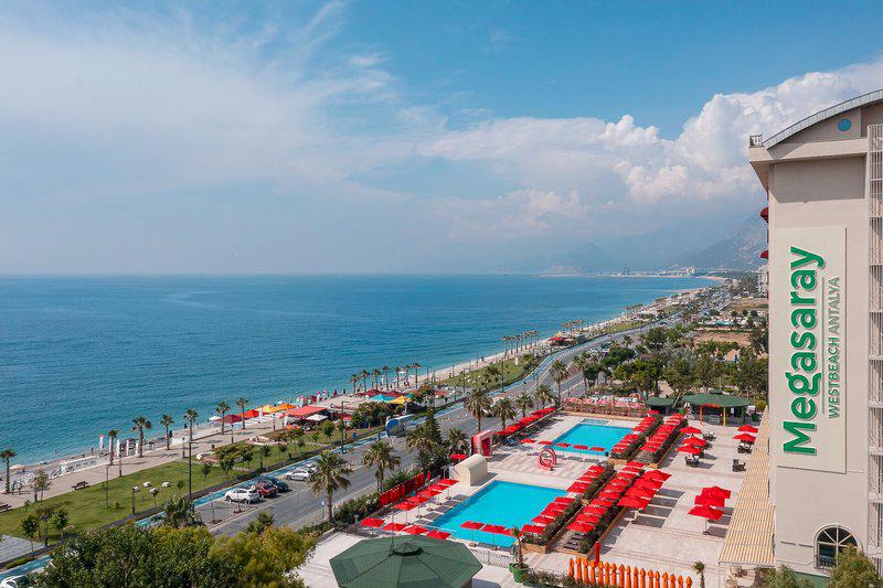 Buitenkant van Megasaray Westbeach Hotel Antalya, Turkije foto 1