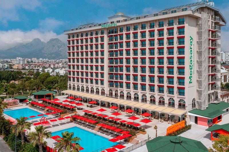 Ligging&omgeving van het Megasaray Westbeach Hotel Antalya, Turkije foto 2
