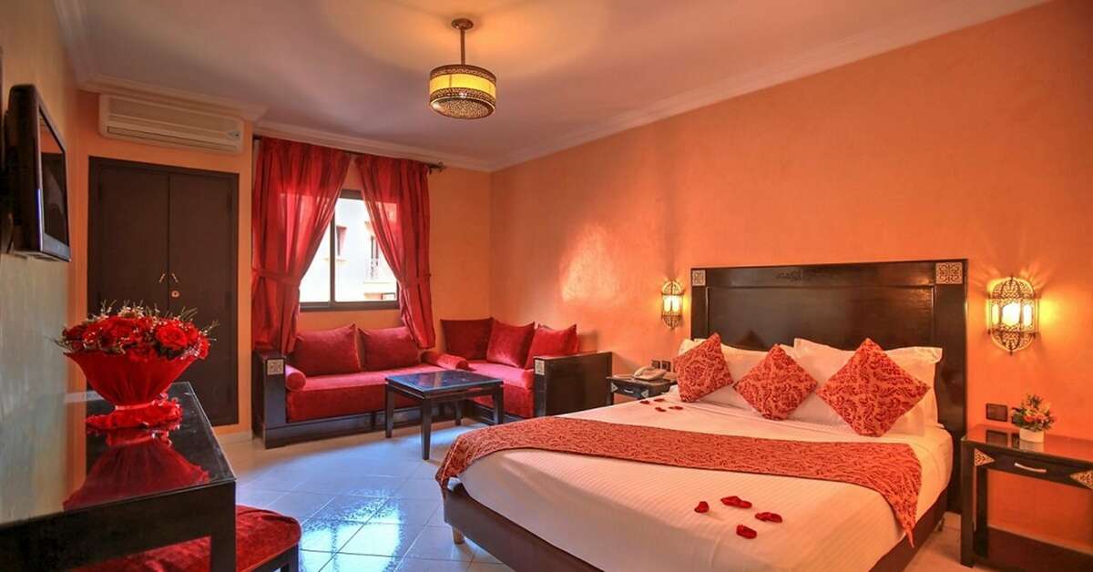 Hotelkamer in Mont Gueliz Hotel Marrakech, Marokko foto 1