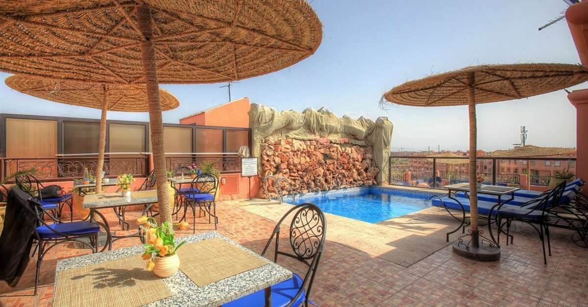 Restaurant in het Mont Gueliz Hotel Marrakech, Marokko foto 2