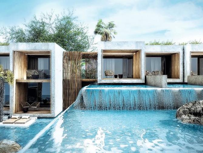 Zwembad van Olea All Suite Hotel in Tsilivi, Griekenland foto 1