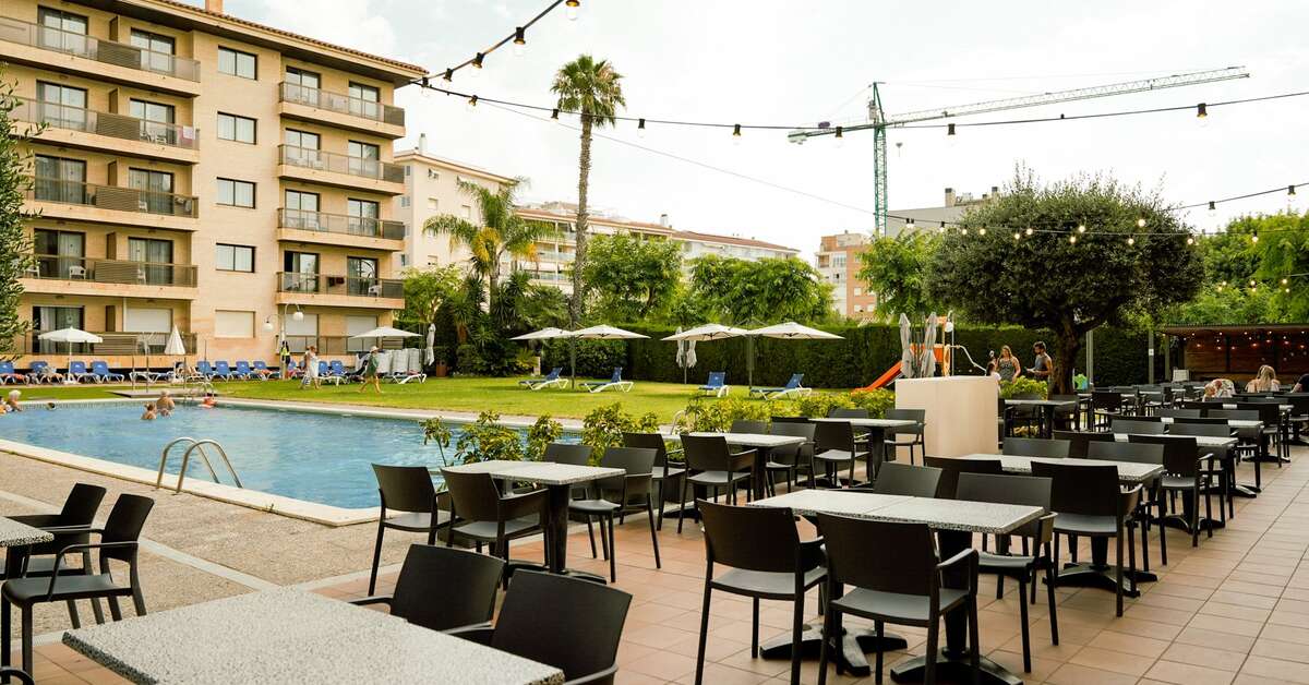 Restaurant in het Olimar II Hotel Cambrils, Spanje foto 2