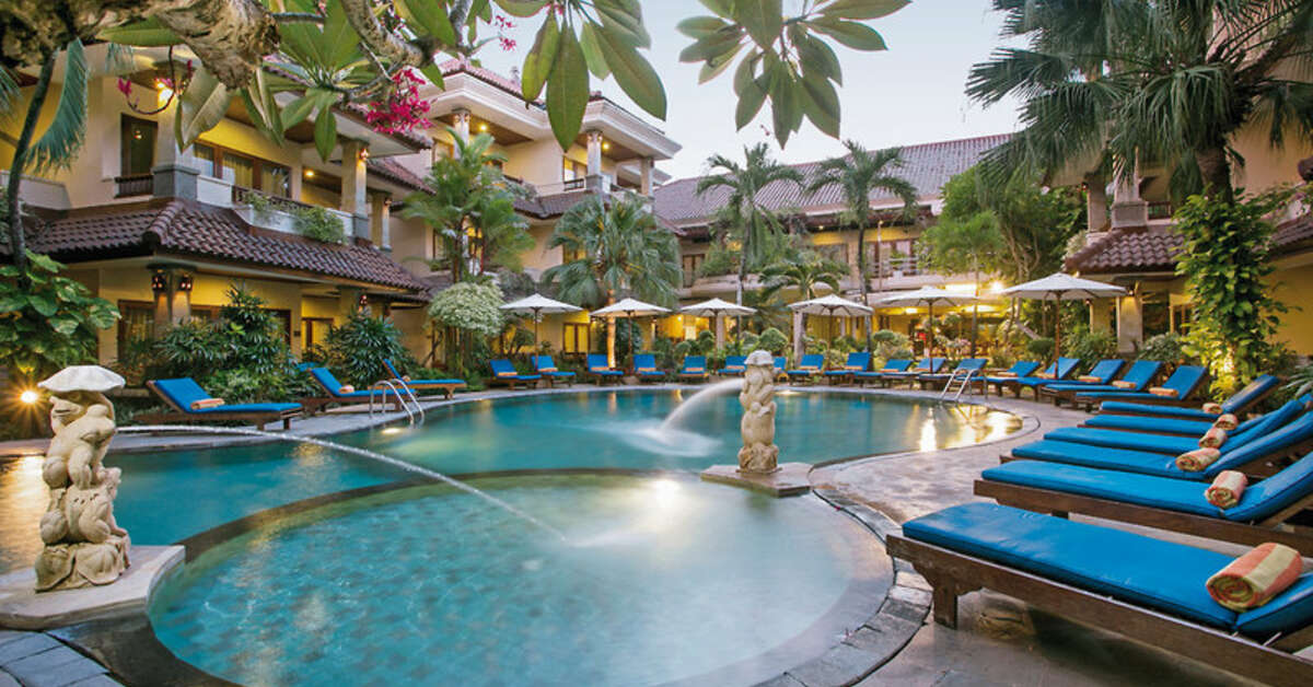 Zwembad van Parigata & Spa Resort in Sanur, Indonesie foto 1