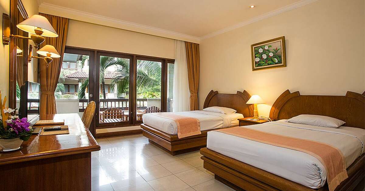 Hotelkamer in Parigata & Spa Resort in Sanur, Indonesie foto 3