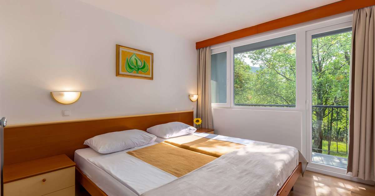 Hotelkamer in Pavilions Kacjak Hotel in Crikvenica, Kroatië foto 1