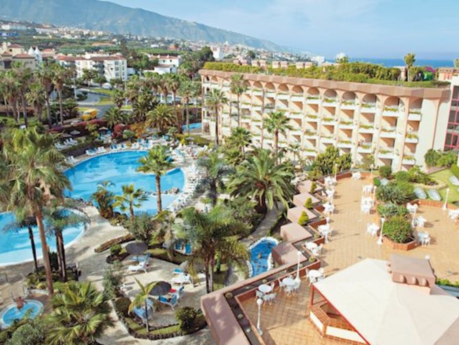 Ligging & omgeving van het Puerto Palace Hotel in Puerto de la Cruz, Spanje foto 2
