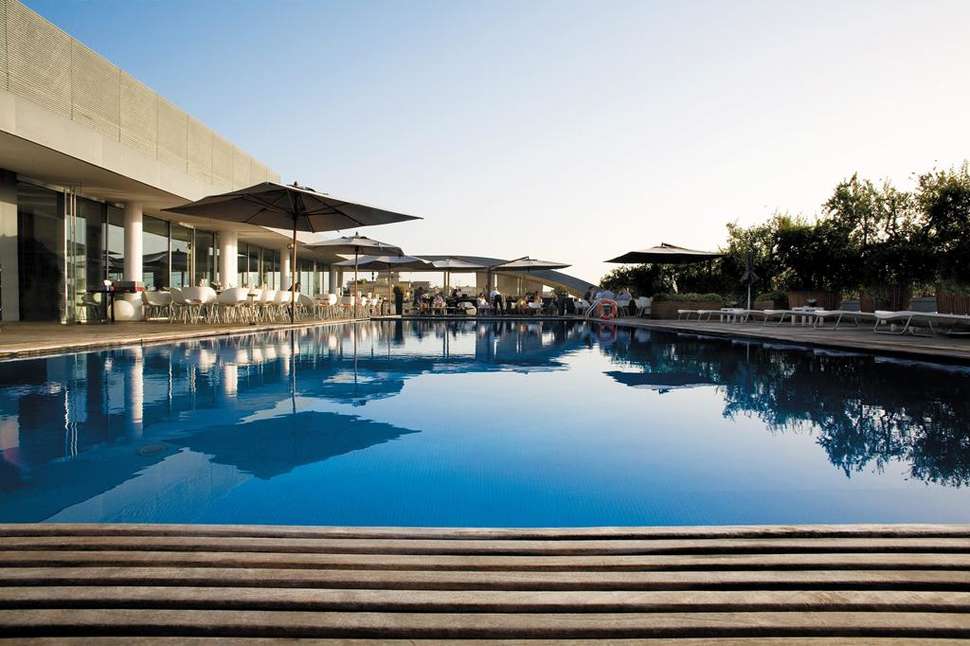 Zwembad van Radisson Blu Hotel in Rome, Italië foto 1