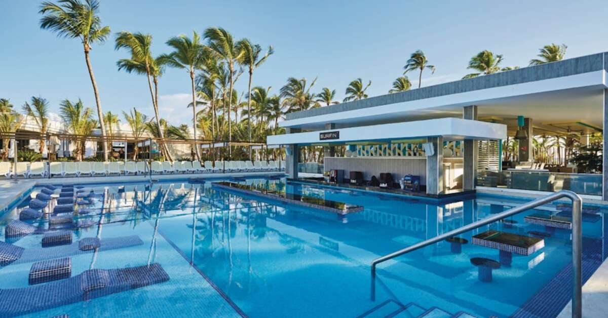 Zwembad van Riu Bambu Hotel Punta Cana, Dominicaanse Republiek foto 2