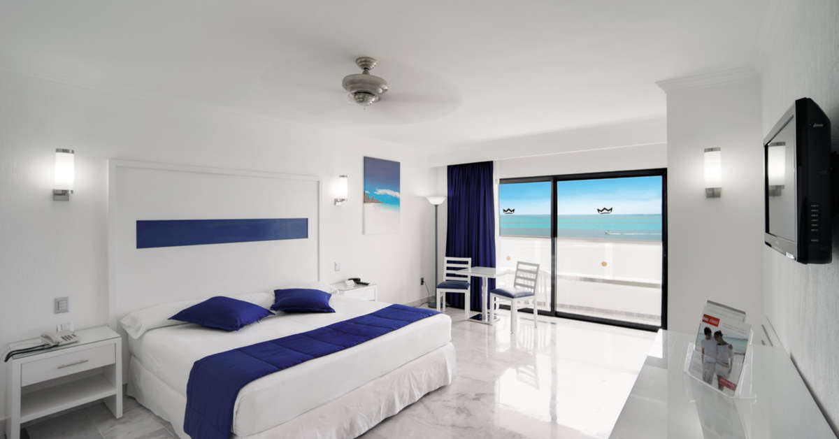 Hotelkamer in Riu Caribe Hotel in Cancún, Mexico foto 3