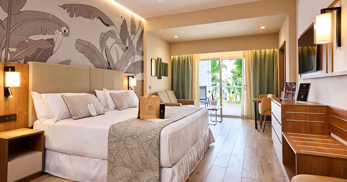 Hotelkamer in Riu Palace Bavaro Hotel in Punta Cana, Dominicaanse Republiek foto 3