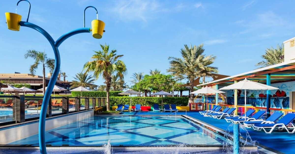 Zwembad van Rixos Bab Al Bahr Hotel Ras Al Khaimah, Verenigde Arabische Emiraten foto 2