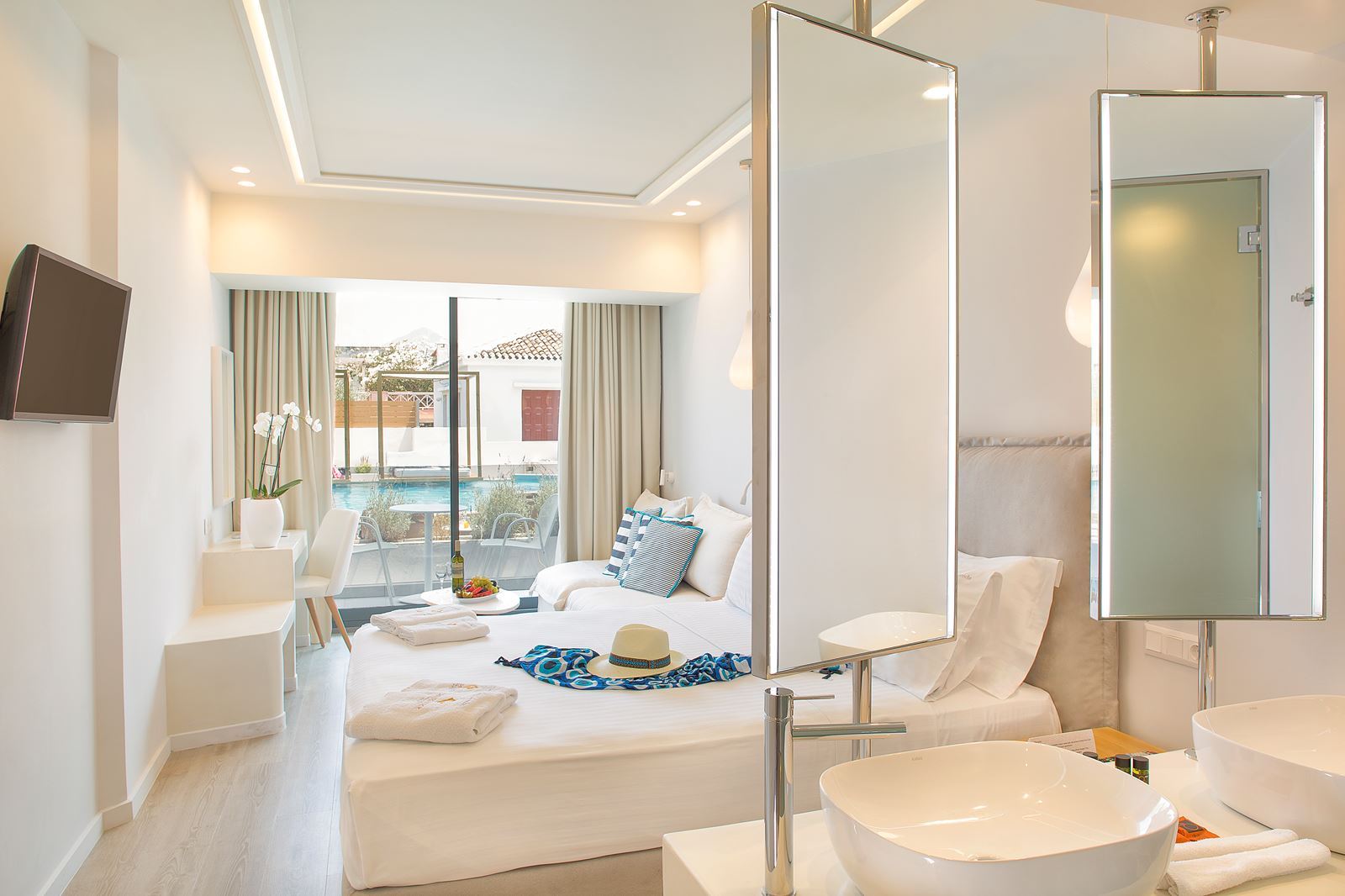 Samian Mare Suites Hotel in Néon Karlovásion, Griekenland foto 5