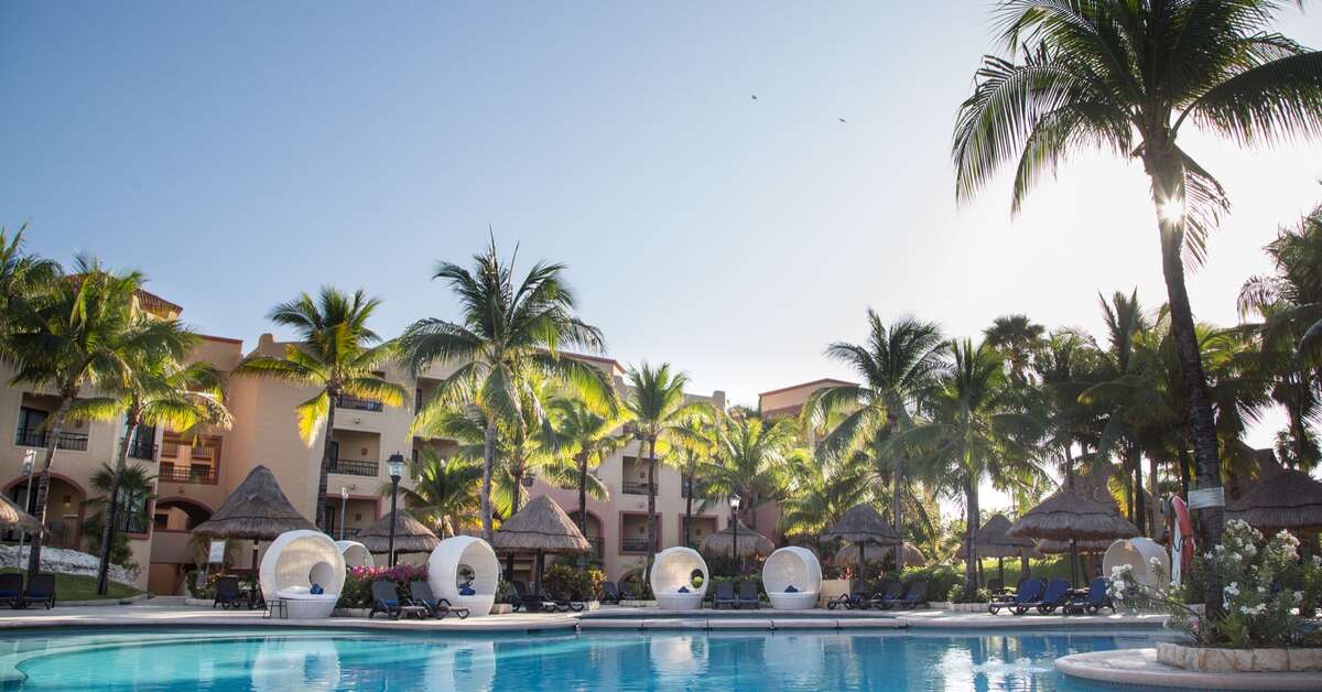 Zwembad van Sandos Playacar Beach Resort Playa Del Carmen, Mexico foto 1